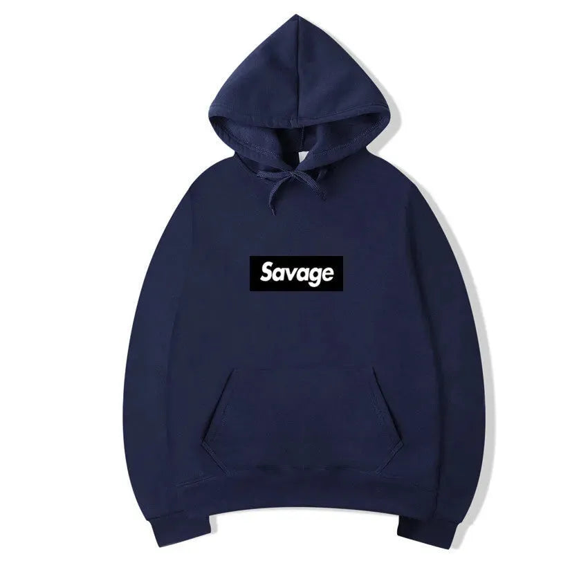 Hip Hop Hooded Sweatshirt with Letters - Bellarte Enchanté Hip Hop Hooded Sweatshirt with Letters